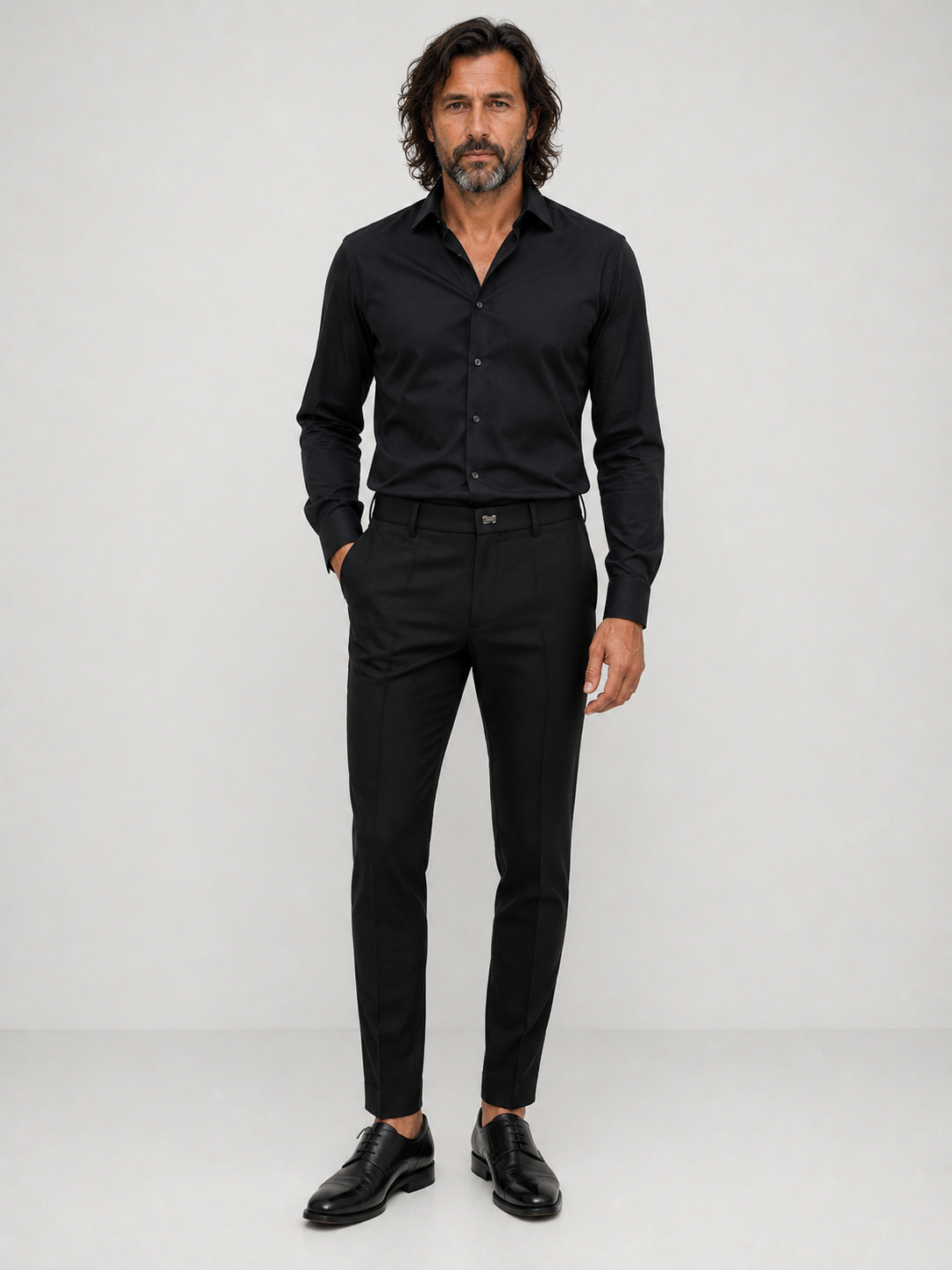 Pantalón de Vestir Corte Slim