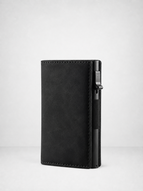 Cartera tarjetero automático cremallera