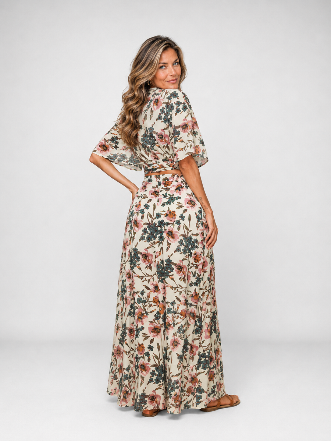 Conjunto mujer floral