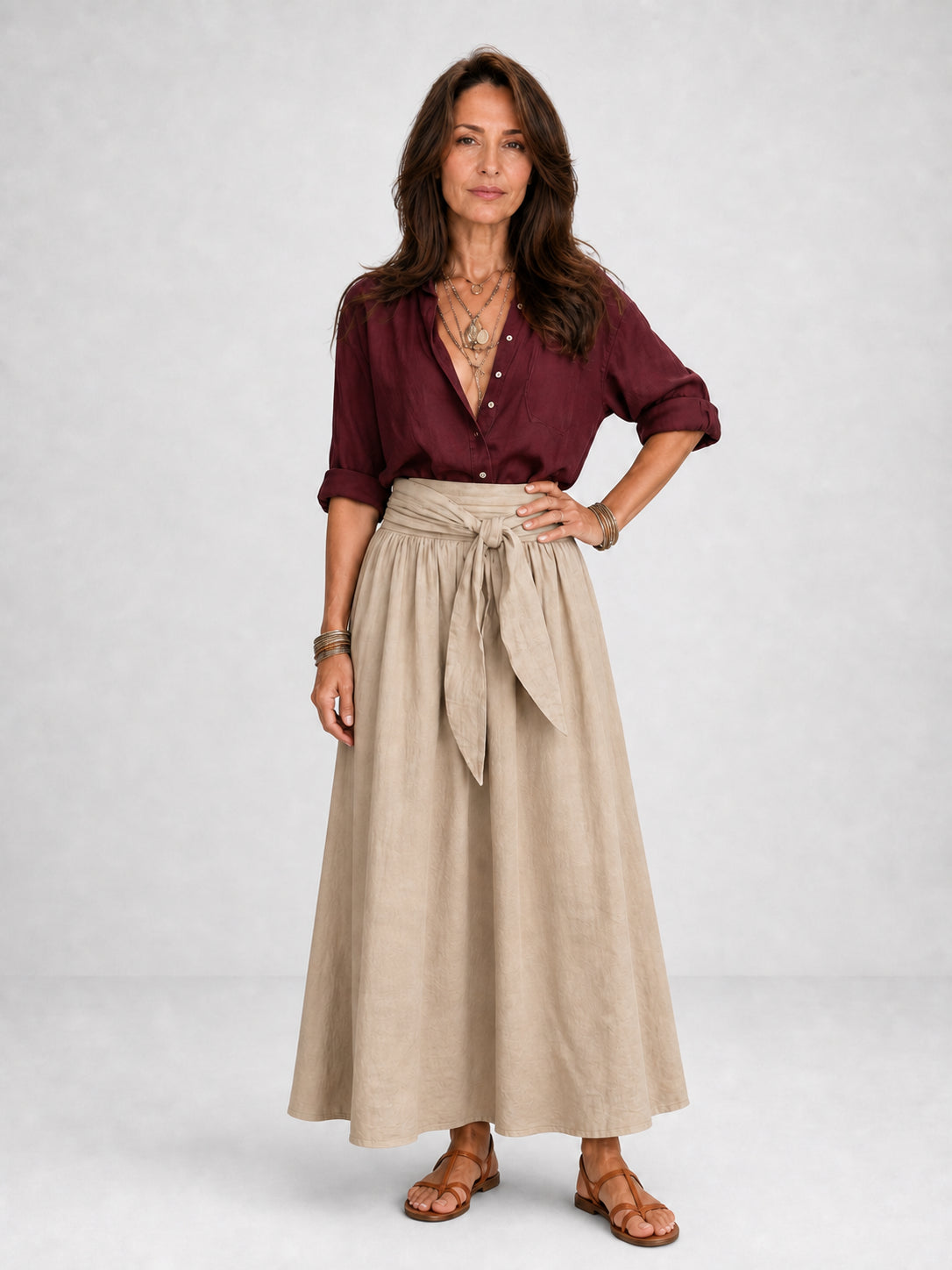 Bordeaux e beige