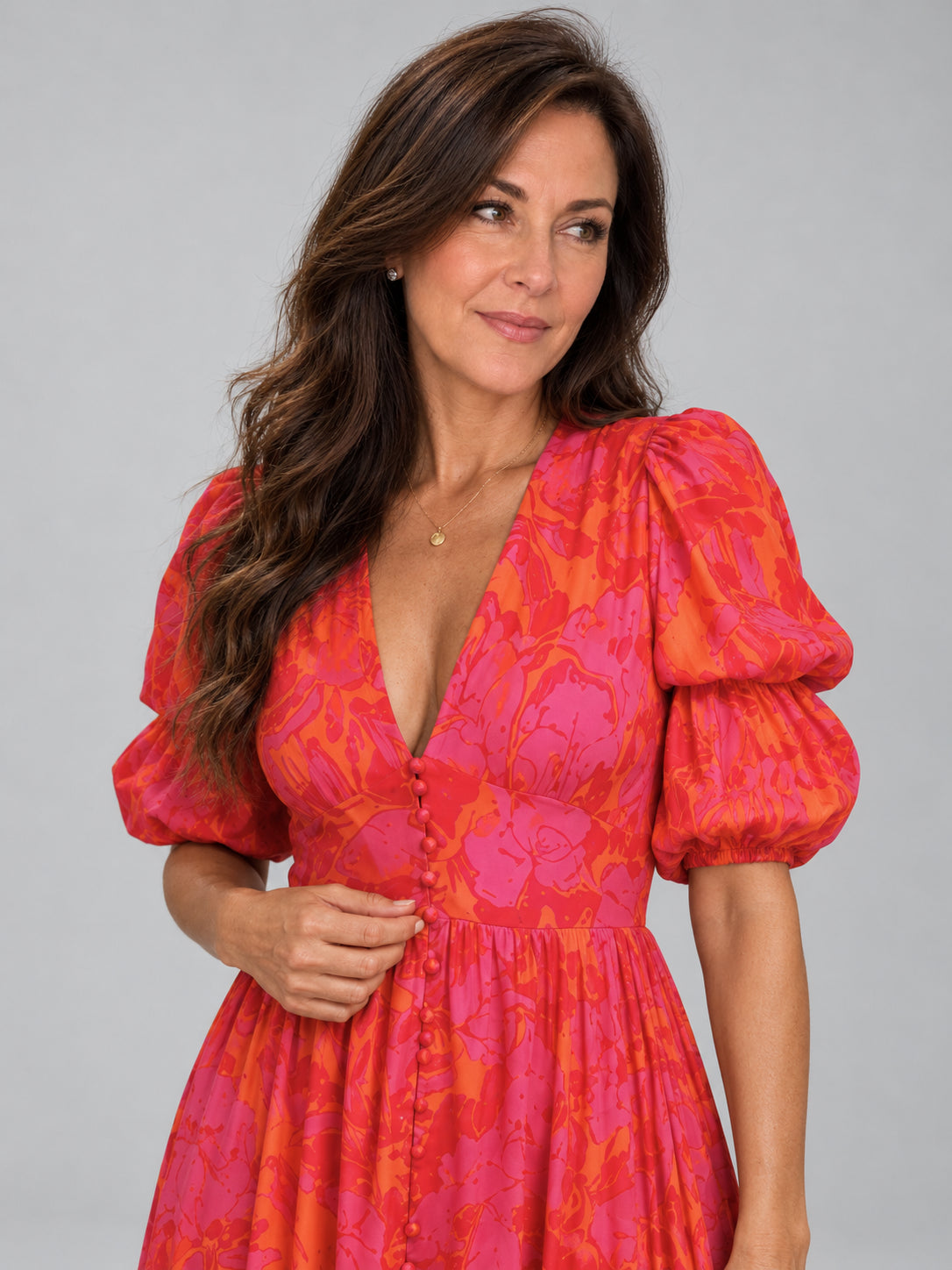 Rojo floral
