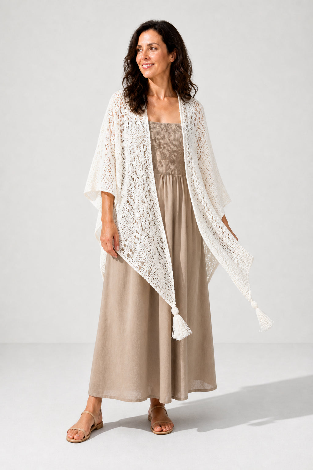Cardigan Solenne con nappine