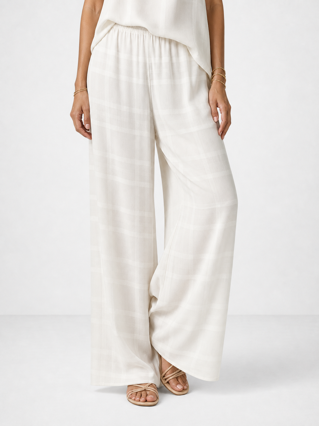 Conjunto de Lino y Pantalón Estampado