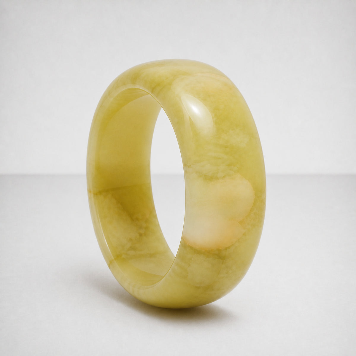 Bracciale rigido Camryn effetto giada